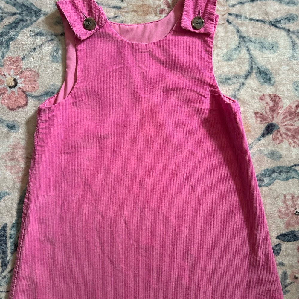 Beaufort Bonnet Pink Sleeveless Dress with Button Accents
